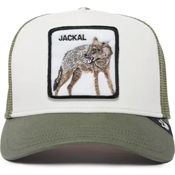 Goorin Bros. Jackal The Farm Premium White and Green Trucker Hat