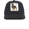 goorin-bros-curved-brim-rottweiler-alpha-dog-100-the-farm-all-over-canvas-black-snapback-cap