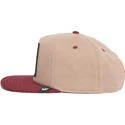 goorin-bros-flat-brim-horse-stallion-free-rider-the-farm-flats-brown-and-red-snapback-cap