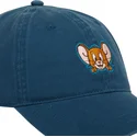 capslab-curved-brim-jerry-mou-looney-tunes-blue-adjustable-cap