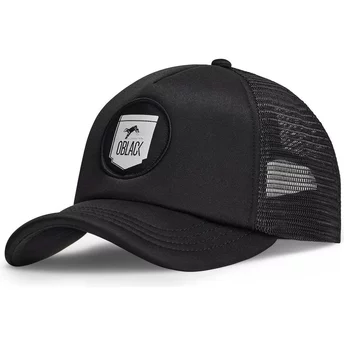 Oblack Classic Black Trucker Hat