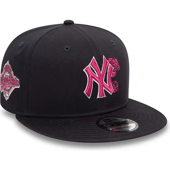 New Era Flat Brim Pink Logo 9FIFTY Seasonal Flower New...