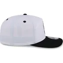 new-era-curved-brim-golfer-chrome-logo-new-york-yankees-mlb-white-and-black-snapback-cap