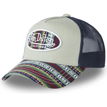 Von Dutch ETH04 Green and Blue Trucker Hat