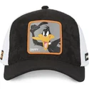 capslab-daffy-duck-daf2-ct-looney-tunes-black-and-white-trucker-hat