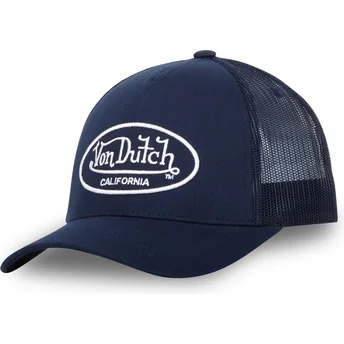 Von Dutch LOF B10 Navy Blue Adjustable Trucker Hat