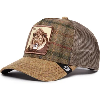 Goorin Bros. King Moon Lion UK Plaid The Farm Brown...