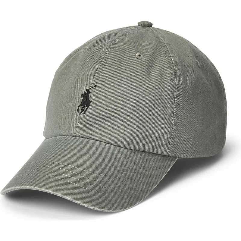 Polo Ralph Lauren Curved Brim Cotton Chino Classic Sport Grey