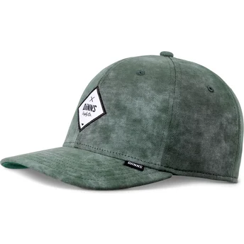 Djinns Curved Brim TrueFit Changer Green Snapback Cap