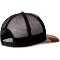 djinns-hft-shiny-check-brown-and-black-trucker-hat