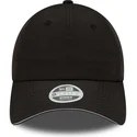 new-era-curved-brim-women-9forty-open-back-black-adjustable-cap