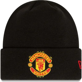 New Era Core Cuff Manchester United Football Club Premier League Black Beanie