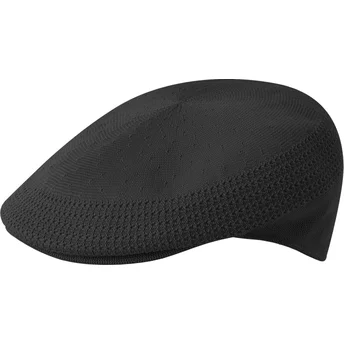 Kangol Golden Logo Tropic 504 Ventair Black Flat Cap