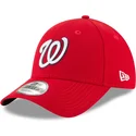 new-era-curved-brim-9forty-the-league-washington-nationals-mlb-red-adjustable-cap