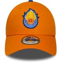 new-era-curved-brim-9forty-core-saiyans-fc-kings-league-orange-adjustable-cap