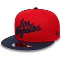 new-era-flat-brim-9fifty-statement-los-angeles-clippers-nba-red-and-navy-blue-snapback-cap