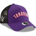 new-era-a-frame-classic-toronto-raptors-nba-purple-and-black-trucker-hat