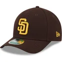 new-era-curved-brim-9forty-m-crown-player-replica-san-diego-padres-mlb-brown-snapback-cap