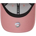 new-era-curved-brim-pink-logo-9forty-league-essential-new-york-yankees-mlb-pink-adjustable-cap