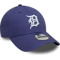 new-era-curved-brim-9forty-league-essential-detroit-tigers-mlb-purple-adjustable-cap