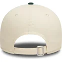 new-era-curved-brim-9forty-colour-block-oakland-athletics-mlb-beige-and-green-adjustable-cap