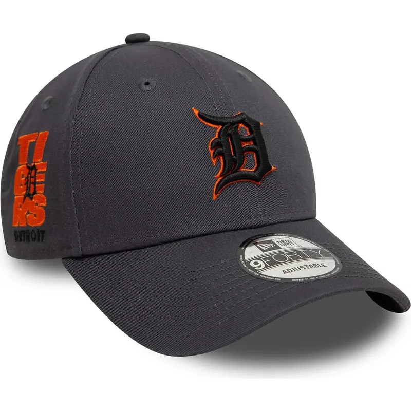 New Era Detroit Tigers Baseball Cap 9forty - Verstellbare MLB Kopfbedeckung