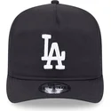 new-era-curved-brim-golfer-everyday-nylon-los-angeles-dodgers-mlb-black-adjustable-cap