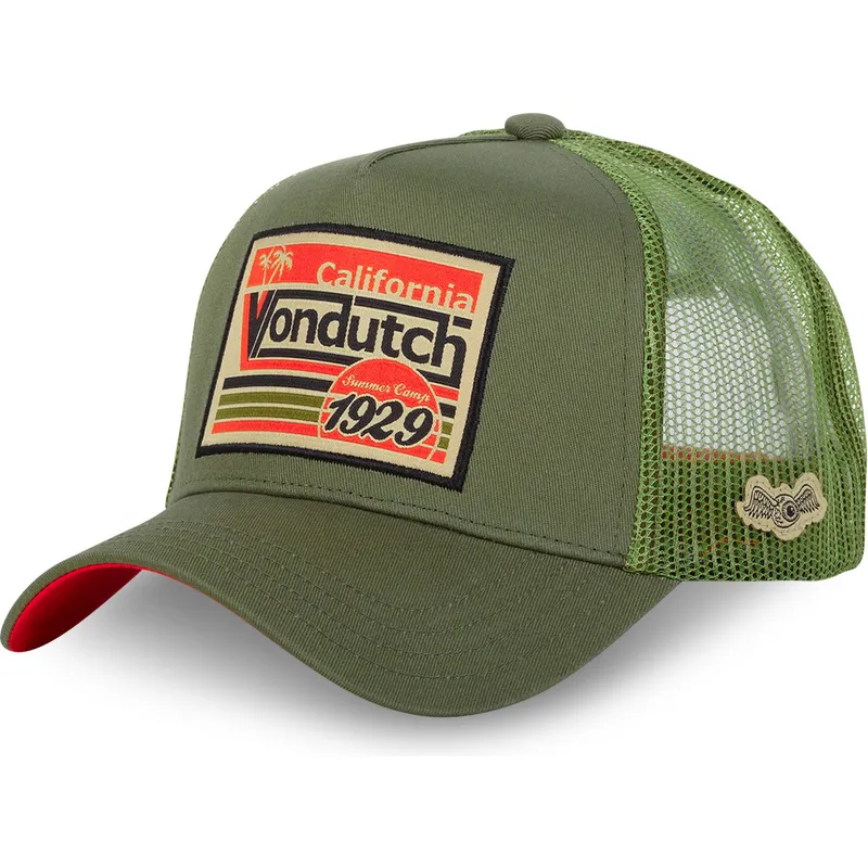 Von Dutch SURF07 Green Trucker Hat: Caphunters.co.uk