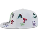 new-era-flat-brim-9fifty-scatter-spring-training-fan-pack-2025-mlb-cactus-league-logo-white-snapback-cap