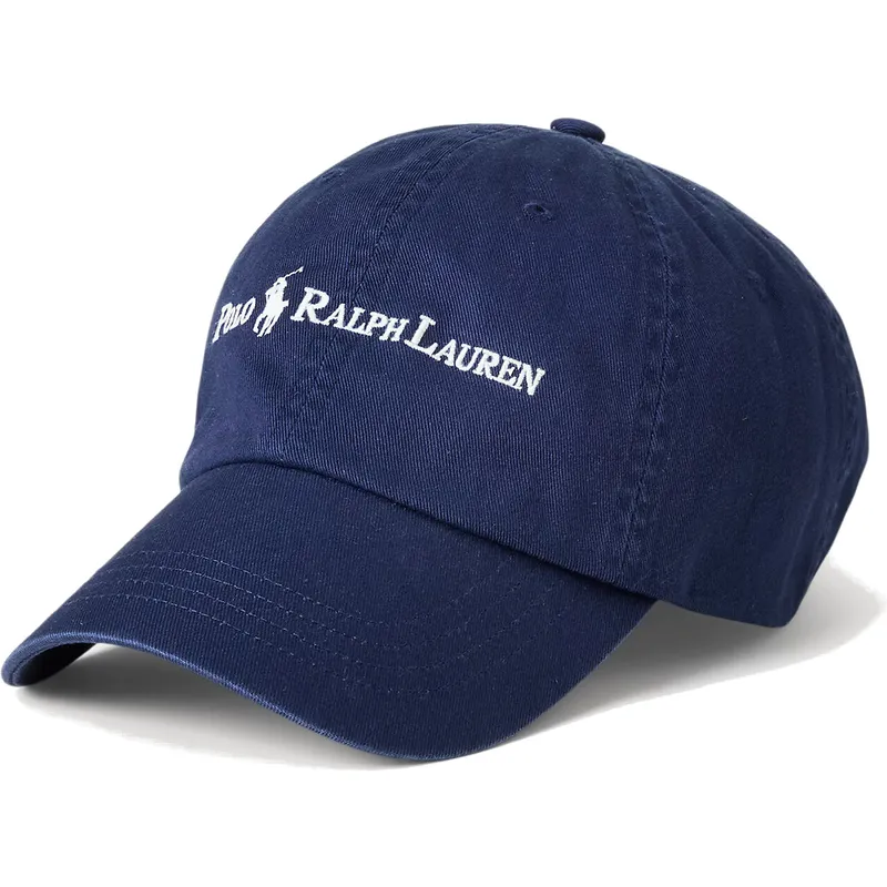 Polo Ralph Lauren Curved Brim Classic Sport Navy Blue Adjustable