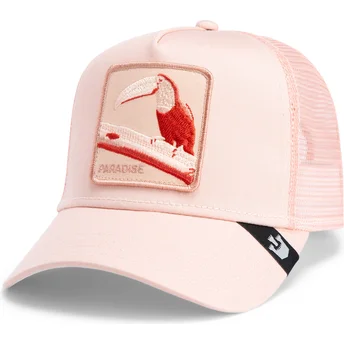 Goorin Bros. Paradise Toucan Mirage Chroma Wave The Farm Pink Trucker Hat