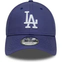 new-era-curved-brim-9forty-league-essential-los-angeles-dodgers-mlb-purple-adjustable-cap
