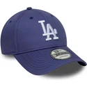 new-era-curved-brim-9forty-league-essential-los-angeles-dodgers-mlb-purple-adjustable-cap
