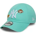 new-era-curved-brim-youth-9forty-animal-icon-new-york-yankees-mlb-green-adjustable-cap