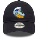 new-era-curved-brim-youth-9twenty-surf-crew-navy-blue-adjustable-cap