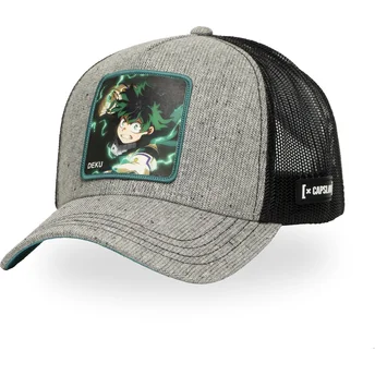 Capslab Izuku Midoriya Deku MHA DEK My Hero Academia Grey Trucker Hat