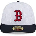 new-era-flat-brim-59fifty-day-low-profile-boston-red-sox-mlb-navy-blue-and-white-fitted-cap