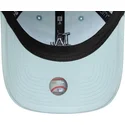new-era-curved-brim-navy-blue-logo-9twenty-linen-los-angeles-dodgers-mlb-blue-adjustable-cap