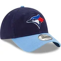 new-era-curved-brim-9twenty-core-classic-toronto-blue-jays-mlb-navy-blue-adjustable-cap