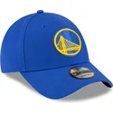 new-era-curved-brim-9forty-the-league-golden-state-warriors-nba-blue-adjustable-cap