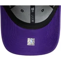 new-era-curved-brim-9forty-side-patch-los-angeles-lakers-nba-black-and-purple-adjustable-cap