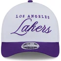 new-era-curved-brim-9forty-m-crown-draft-2025-los-angeles-lakers-nba-white-and-purple-snapback-cap