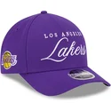 new-era-curved-brim-9forty-m-crown-draft-2025-los-angeles-lakers-nba-purple-snapback-cap