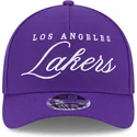 new-era-curved-brim-9forty-m-crown-draft-2025-los-angeles-lakers-nba-purple-snapback-cap