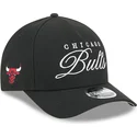 new-era-curved-brim-9forty-m-crown-draft-2025-chicago-bulls-nba-black-snapback-cap