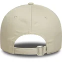 new-era-curved-brim-brown-logo-9forty-ombre-infill-new-york-yankees-mlb-beige-adjustable-cap
