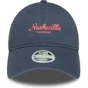 new-era-curved-brim-women-9twenty-city-nashville-blue-adjustable-cap