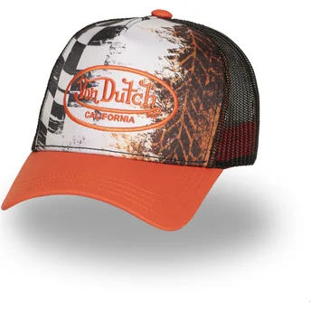Von Dutch SUBL10 Orange Trucker Hat