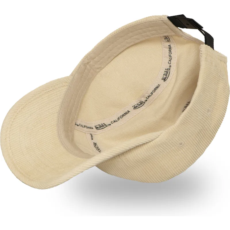 von-dutch-curved-brim-vel01-beige-adjustable-cap von-dutch-curved-brim-vel01-beige-adjustable-cap