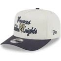 new-era-curved-brim-9fifty-a-frame-chainstitch-vegas-golden-knights-nhl-beige-and-grey-snapback-cap